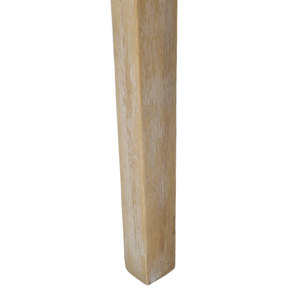 Gdf Studio Wendell Rustic Cane And Wood Upholstered Dining Chairs Set Of 2