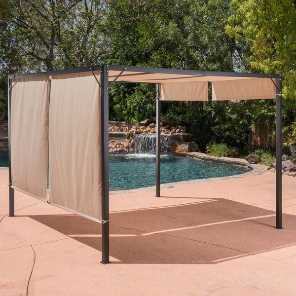Gdf Studio Wendy Outdoor Modern 10 X 10 Foot Canopy