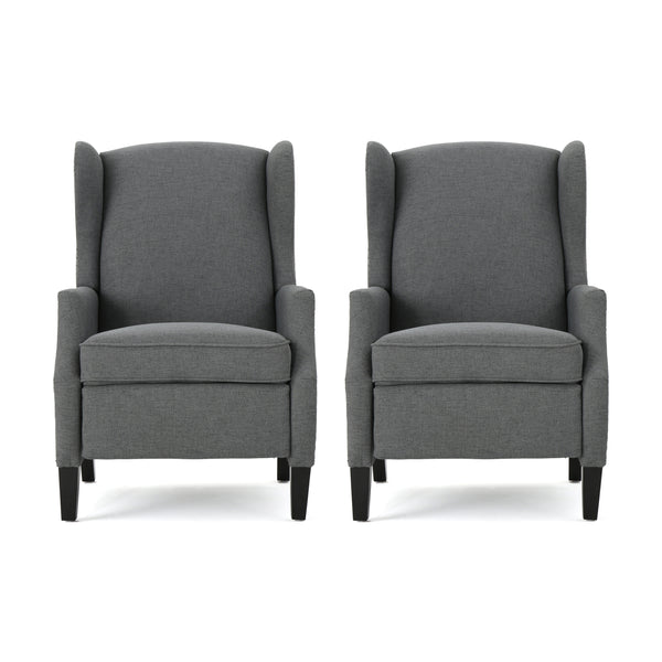 Gdf Studio Weyland Contemporary Fabric Recliner (Set Of 2)