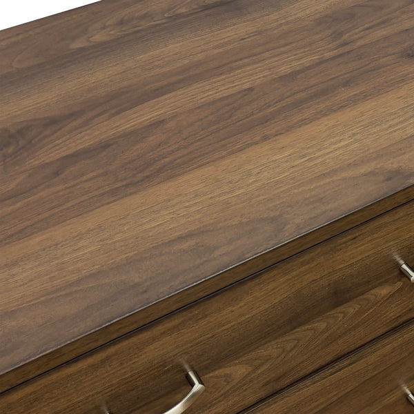 Gdf Studio Wilbur Mid Century Modern Wooden 6 Drawer Double Dresser