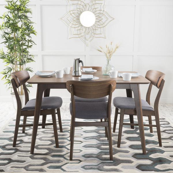 Gdf Studio Williamgsburg Mid-Century Modern 5 Piece Dining Set