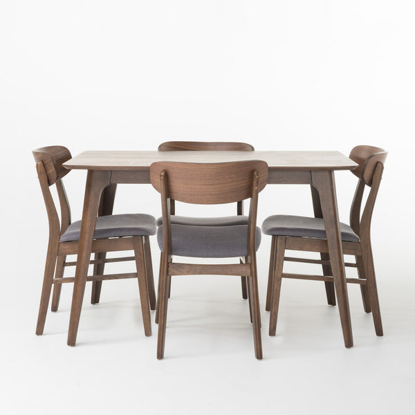 gdf studio Williamgsburg Mid-Century Modern 5 Piece Dining Set