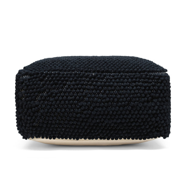 Gdf Studio Wilsey Boho Handcrafted Tufted Fabric Square Pouf
