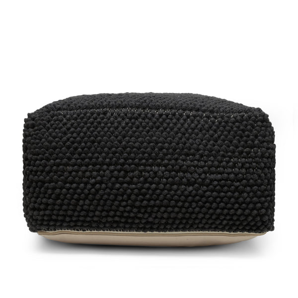 Gdf Studio Wilsey Boho Handcrafted Tufted Fabric Square Pouf