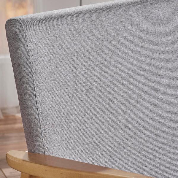 Gdf Studio Winford Mid-Century Modern Wood Frame Fabric Armchair