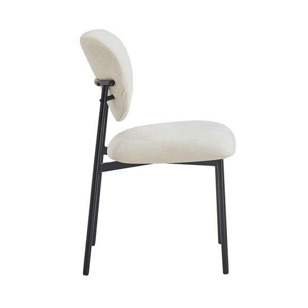 Gdf Studio Wionell Upholstered Luxury Beige Dining Chairs Set Of 2