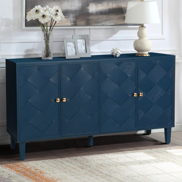 gdf studio Worener Wide Storage Sideboard with Solid Wood Legs