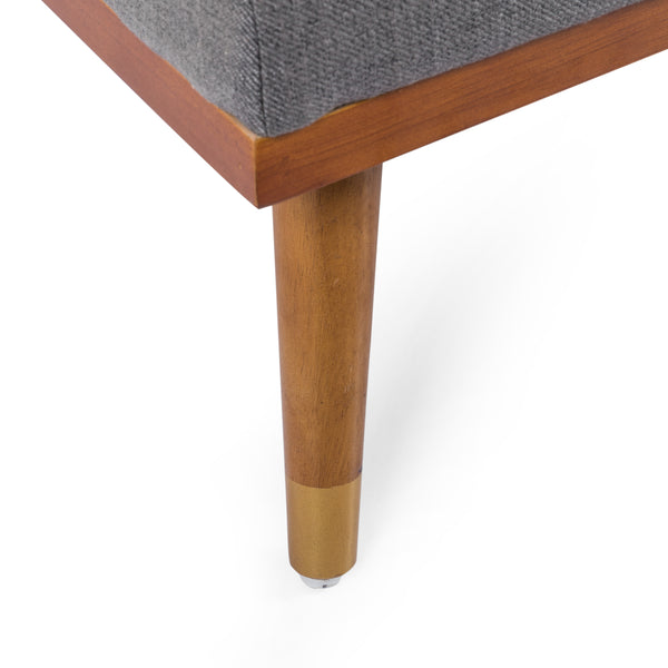 Gdf Studio Yaretsi Mid-Century Modern Fabric Chaise Sectional