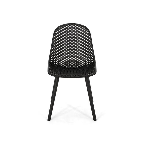 Gdf Studio Yazmeen Outdoor Modern Dining Chair (Set Of 4)