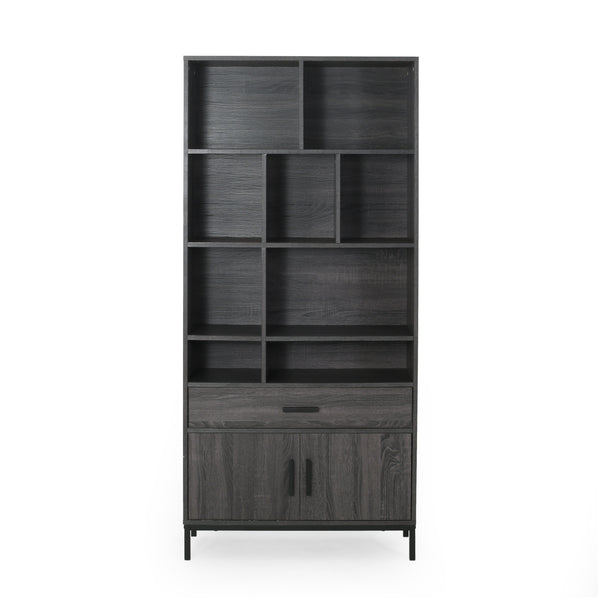 gdf studio Yelianny Bookcase With Storage Cabinet & Drawer