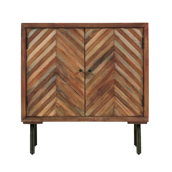 gdf studio Yordani Mid-Century Modern Handcrafted Mango Wood Sideboard