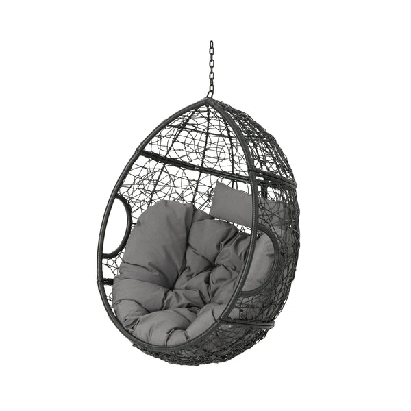gdf studio Yosiyah Indoor/Outdoor Hanging Teardrop / Egg Chair (Stand Not Included)