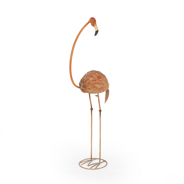 Gdf Studio Zamiah Outdoor Flamingo Garden Art Decor (Set Of 2)