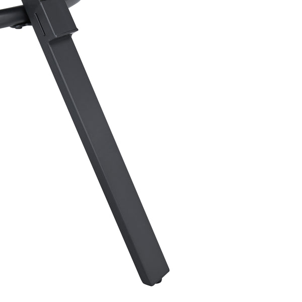 Gdf Studio Zestia Modern Round Wood Dining Table Light Birch + Black