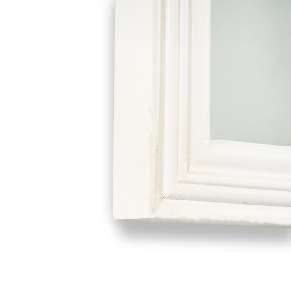 Gdf Studio Zoe Rectangular Wooden Rustic Farmhouse Mirror