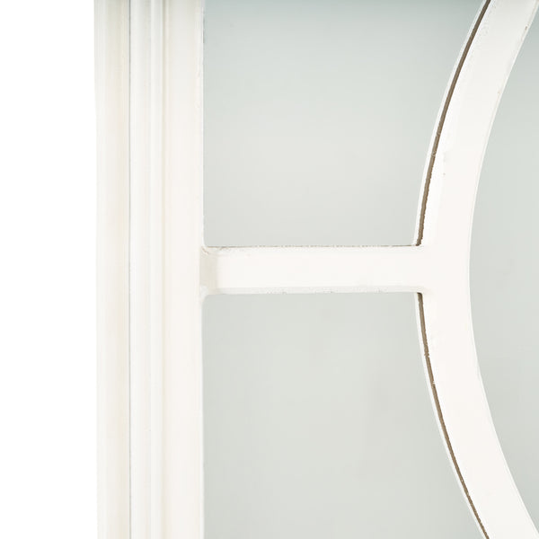 Gdf Studio Zoe Rectangular Wooden Rustic Farmhouse Mirror