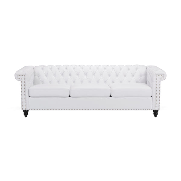 Gdf Studio Zyiere Tufted Chesterfield 3 Seater Sofa