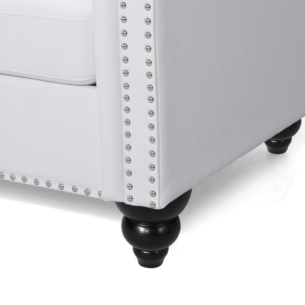 Gdf Studio Zyiere Tufted Chesterfield 3 Seater Sofa