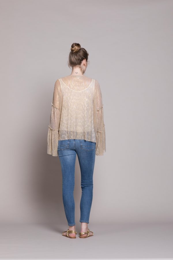 Gebe Maternity Blouse For Pregnancy Gold