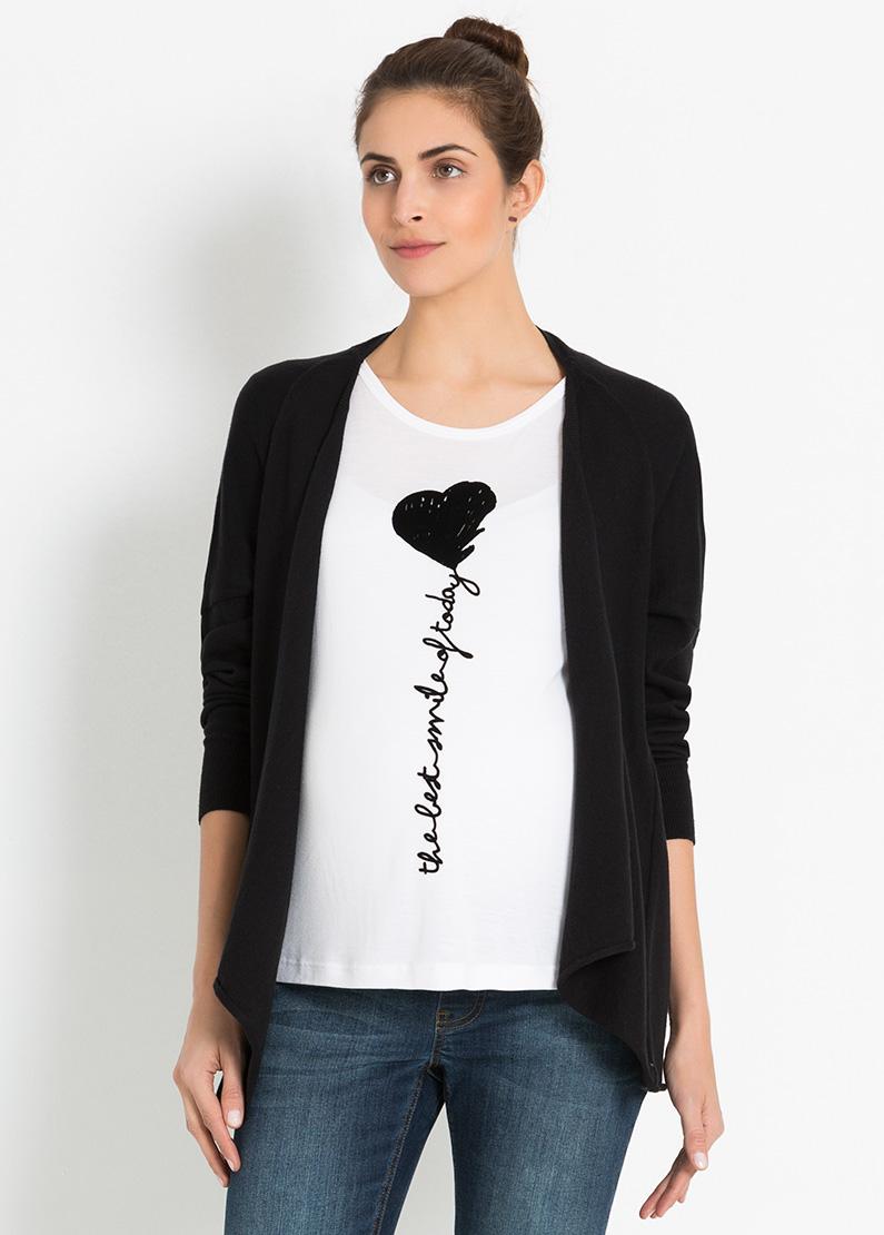 gebe maternity Cardigan for Pregnancy Black (006)