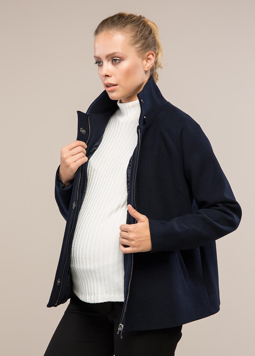 gebe maternity Coat for Pregnancy Navy (A50)
