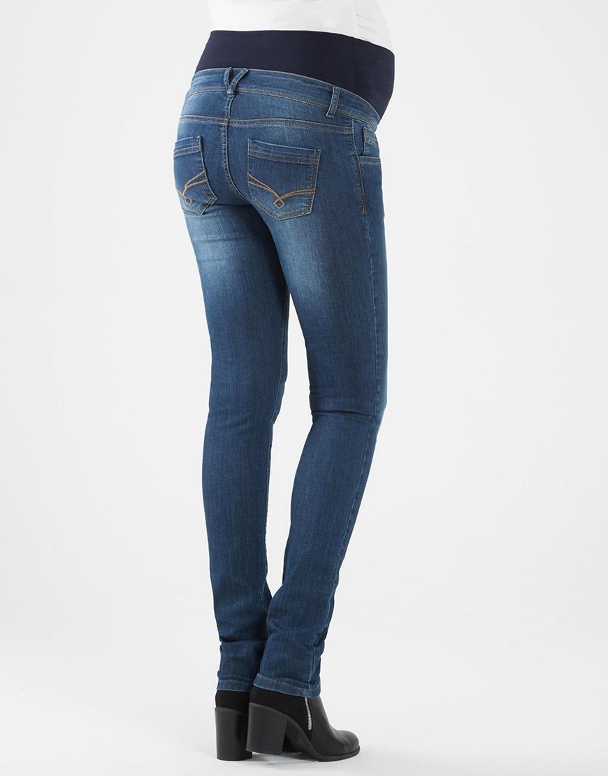 Gebe Maternity Jean Pants For Pregnancy Blue