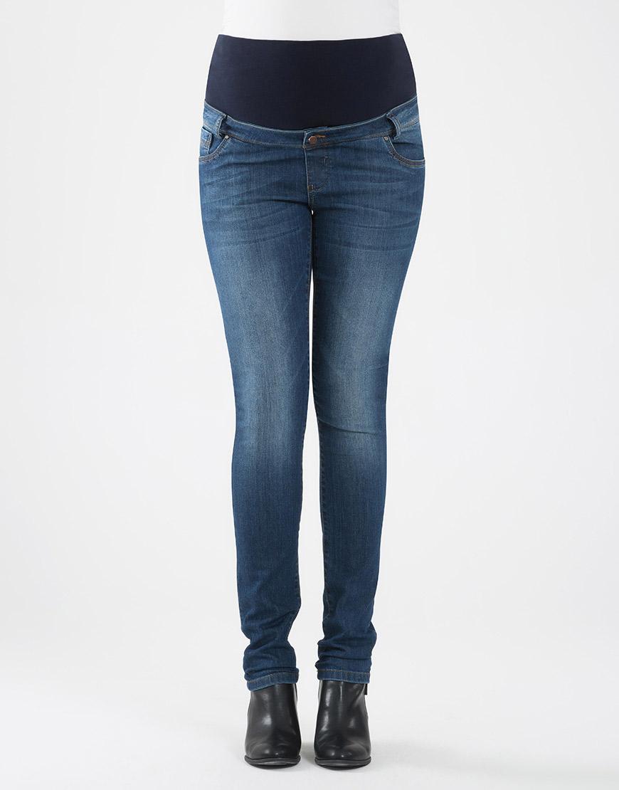 gebe maternity Jean Pants for Pregnancy Blue