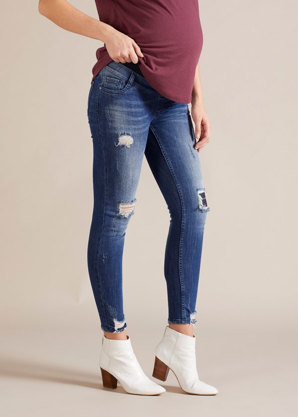 Gebe Maternity Jeans For Pregnancy Dark Blue