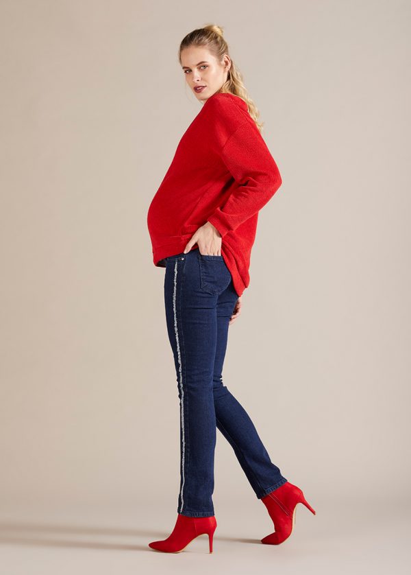 Gebe Maternity Jeans For Pregnancy Night Blue (B29)