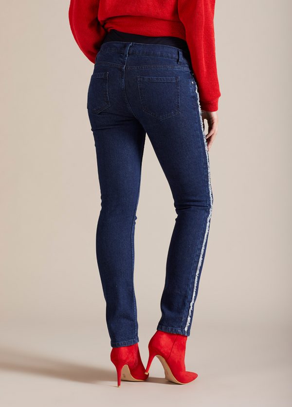 Gebe Maternity Jeans For Pregnancy Night Blue (B29)