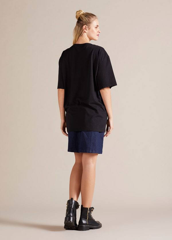 Gebe Maternity Skirt For Pregnancy Dark Blue