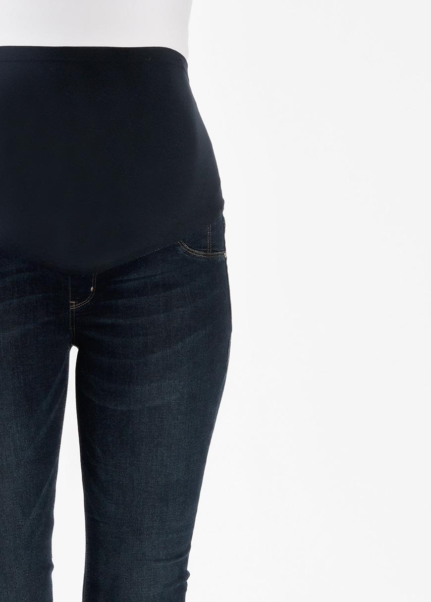 Gebe Maternity Slimfit Pants For Pregnancy Blue