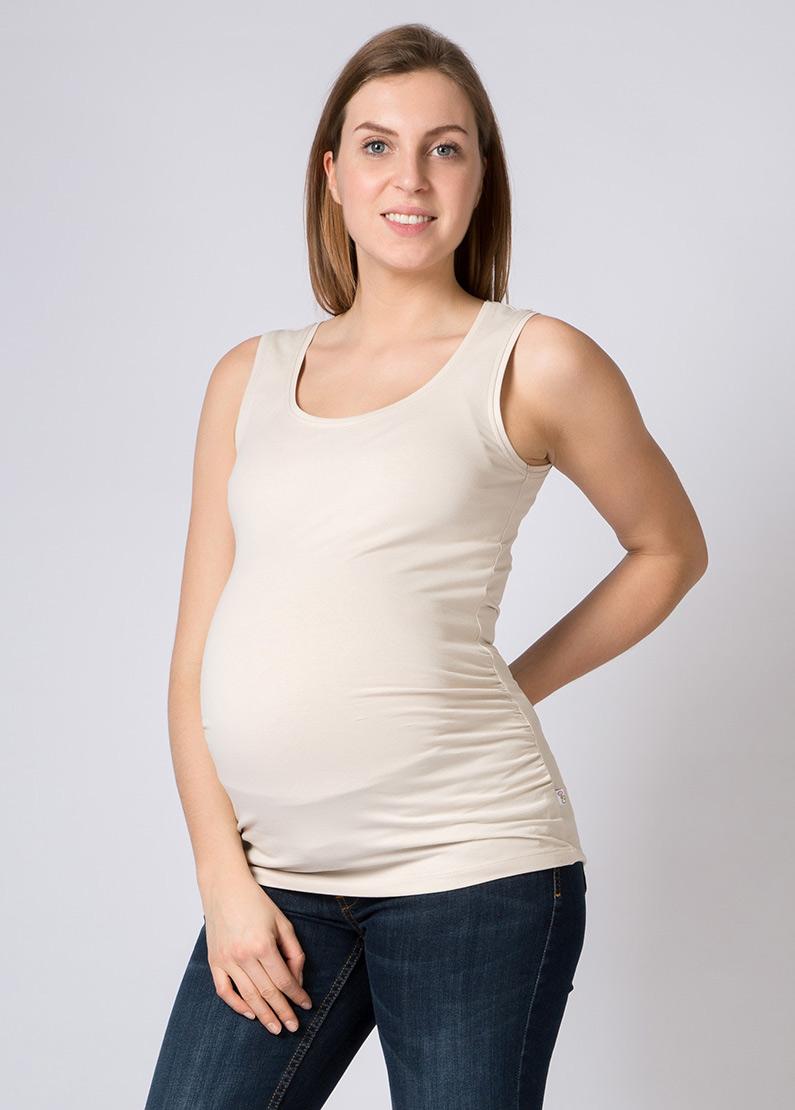 Gebe Maternity Tank Top Leda White (001)