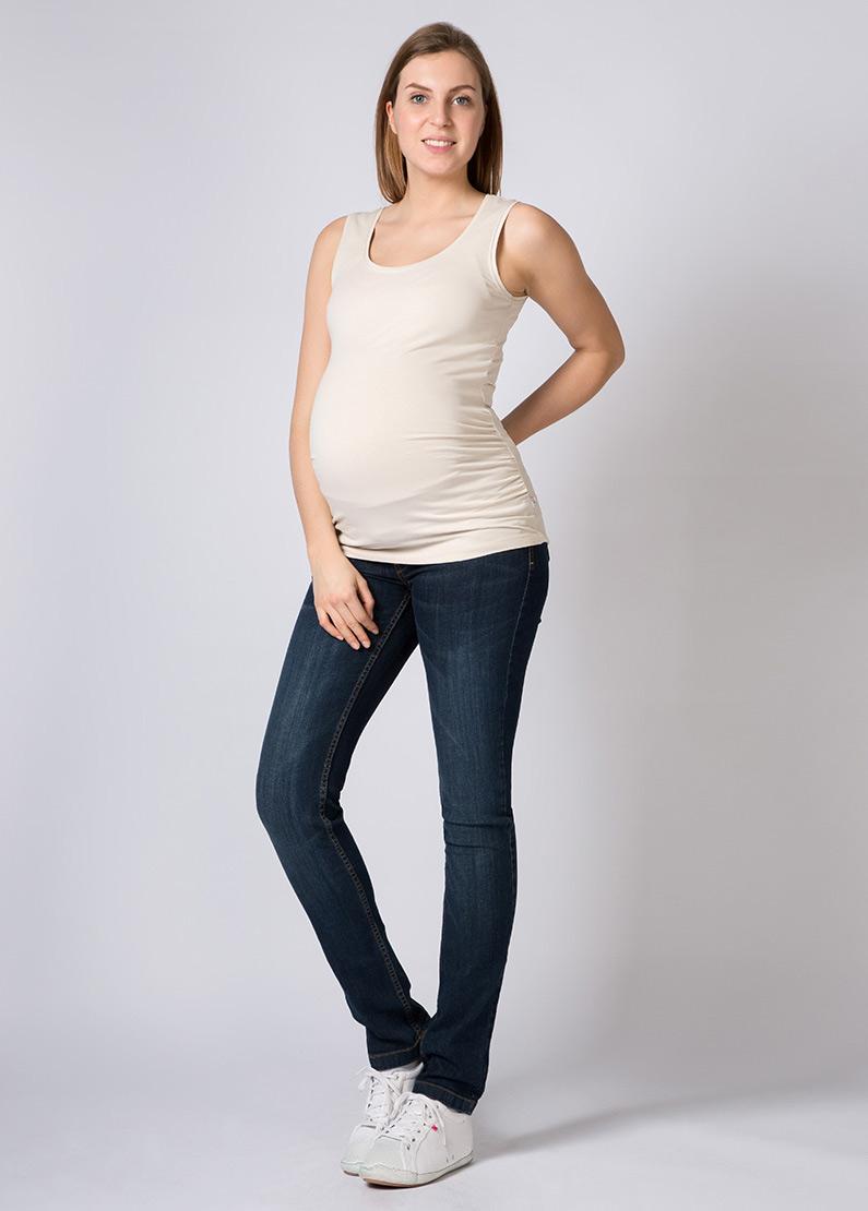 Gebe Maternity Tank Top Leda White (001)
