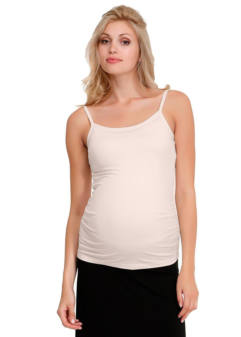 Gebe Maternity Tank Top Reko White (001)