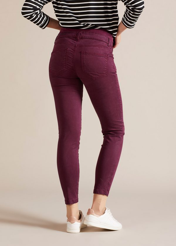 Gebe Maternity Trousers For Pregnancy Claret (A68)