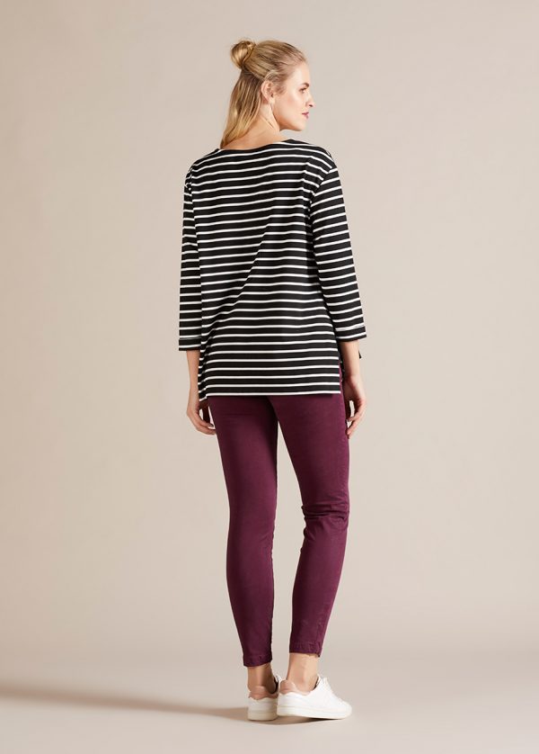 Gebe Maternity Trousers For Pregnancy Claret (A68)