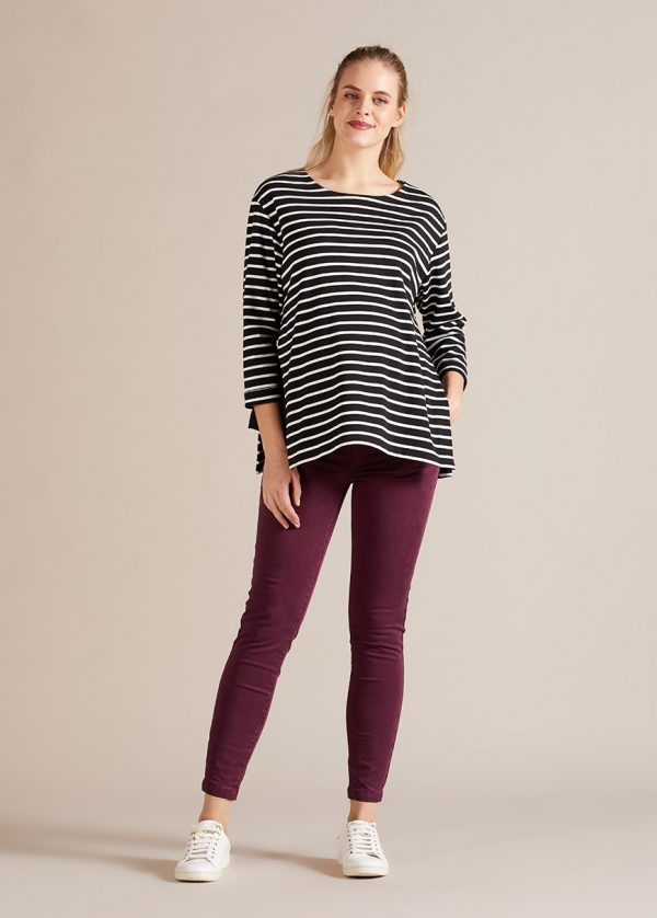 gebe maternity Trousers for Pregnancy Claret (A68)