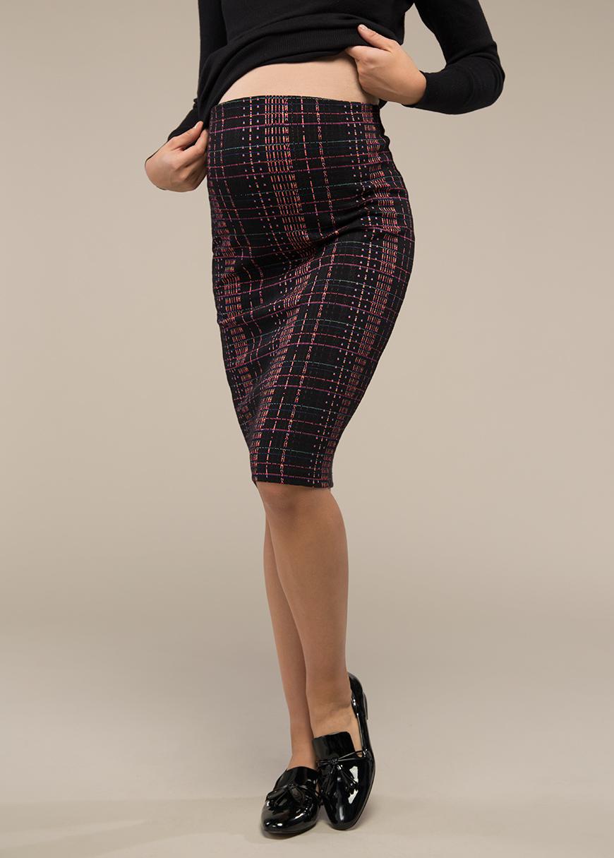 Gebe Maternity Wood Maternity Skirt Multicolor