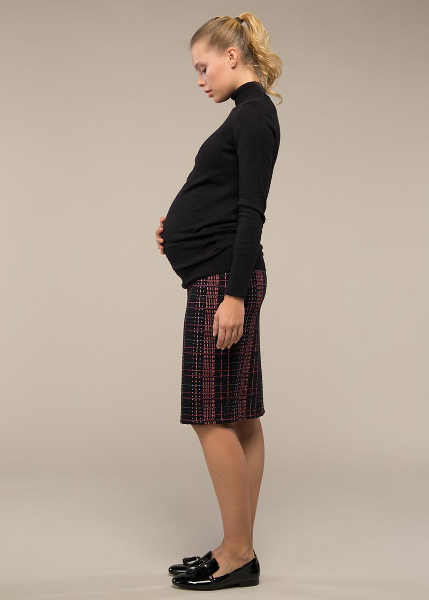 Gebe Maternity Wood Maternity Skirt Multicolor