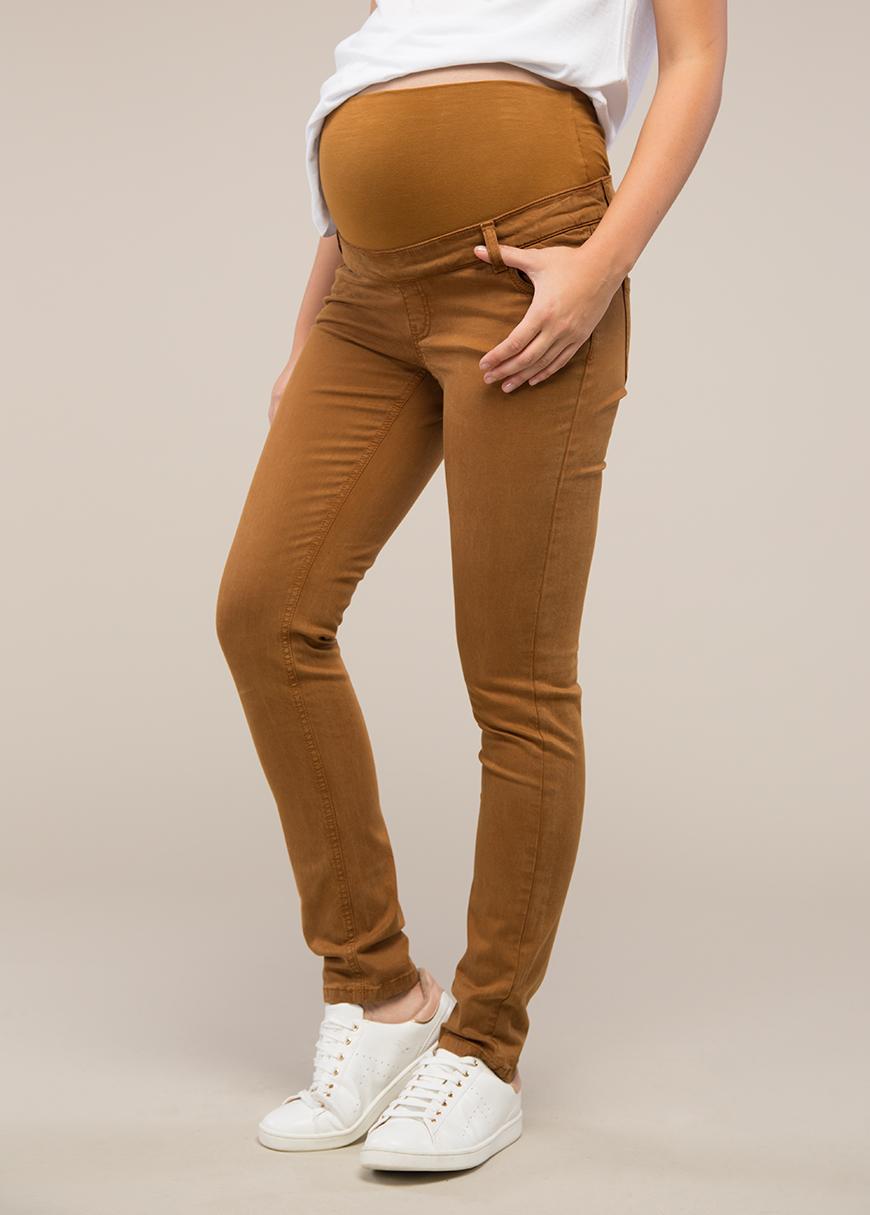 Gebe Maternity Tibby Slimfit Pregnancy Jeans Dark Brown