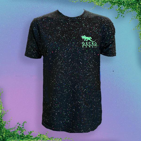 Gecko Hawaii 1980's Glow In The Dark Splatter - Island Treasure