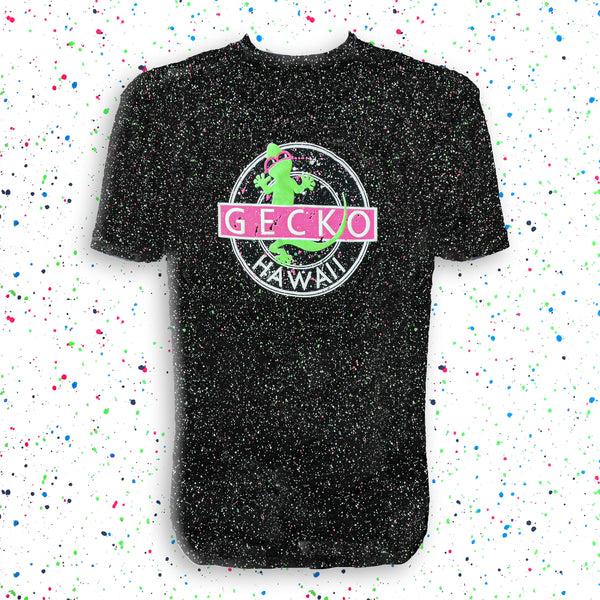 gecko hawaii 1980's Original & Iconic Tee Gecko Vinyl With Glow In The Dark Splatter