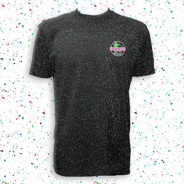 Gecko Hawaii 1980's Original & Iconic Tee Gecko Vinyl With Glow In The Dark Splatter