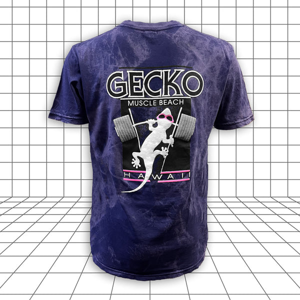 gecko hawaii 1988 Gecko Muscle Beach - Secret Colorway Acid Wash Tee