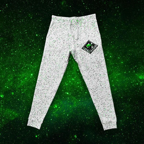 gecko hawaii 1988 Space Dust Joggers - Limited Edition Splatter Colorway - Glow in the Dark