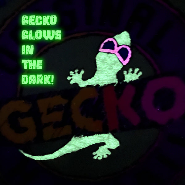 Gecko Hawaii 1988 Tropic Tested Neon Green - Retro Single Stitch Tee