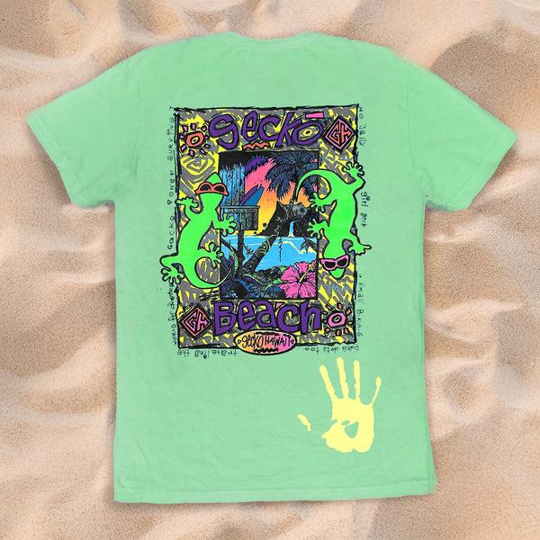 gecko hawaii 1989 Gecko Beach: HYPERflash Green to Neon Yellow V1