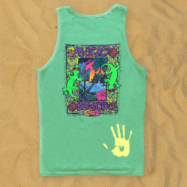 gecko hawaii 1989 Gecko Beach HyperTank Green To Neon Yellow V1