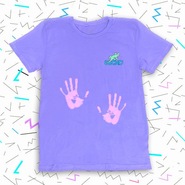 Gecko Hawaii 1989 Gecko Beach Patrol - Purple To Pink Hyper Tee